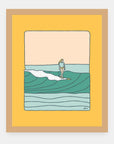 This That And The Other Alimo art print in a natural wood frame