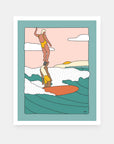 Balance Friends art print by Alimo, colorful friendship and community scene
