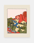 Fall Air autumn art print by Alimo, colorful Oregon fall scenery
