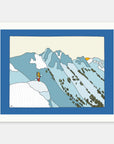 Snow Peaking - Print