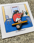 Indoor Activities Enamel Pin - Alimo