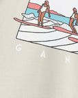 Alimo Mermaid Gang surfing graphic crewneck sweatshirt