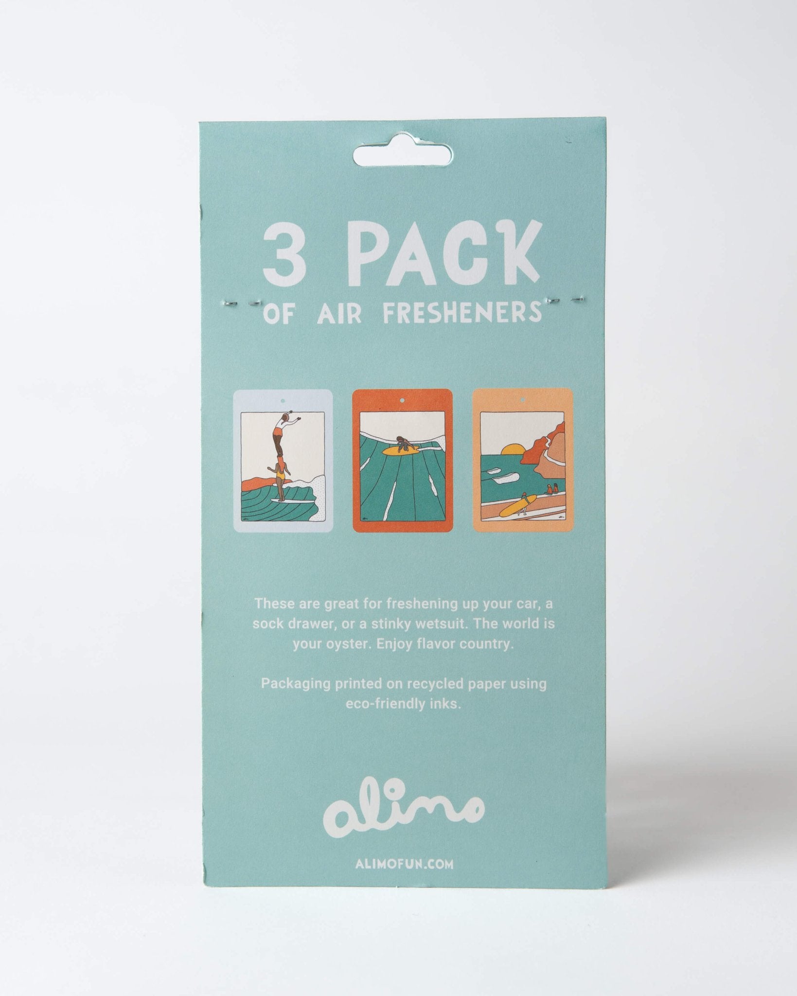 Surfing Air Fresheners - Mango, Melon, and Cucumber - Alimo