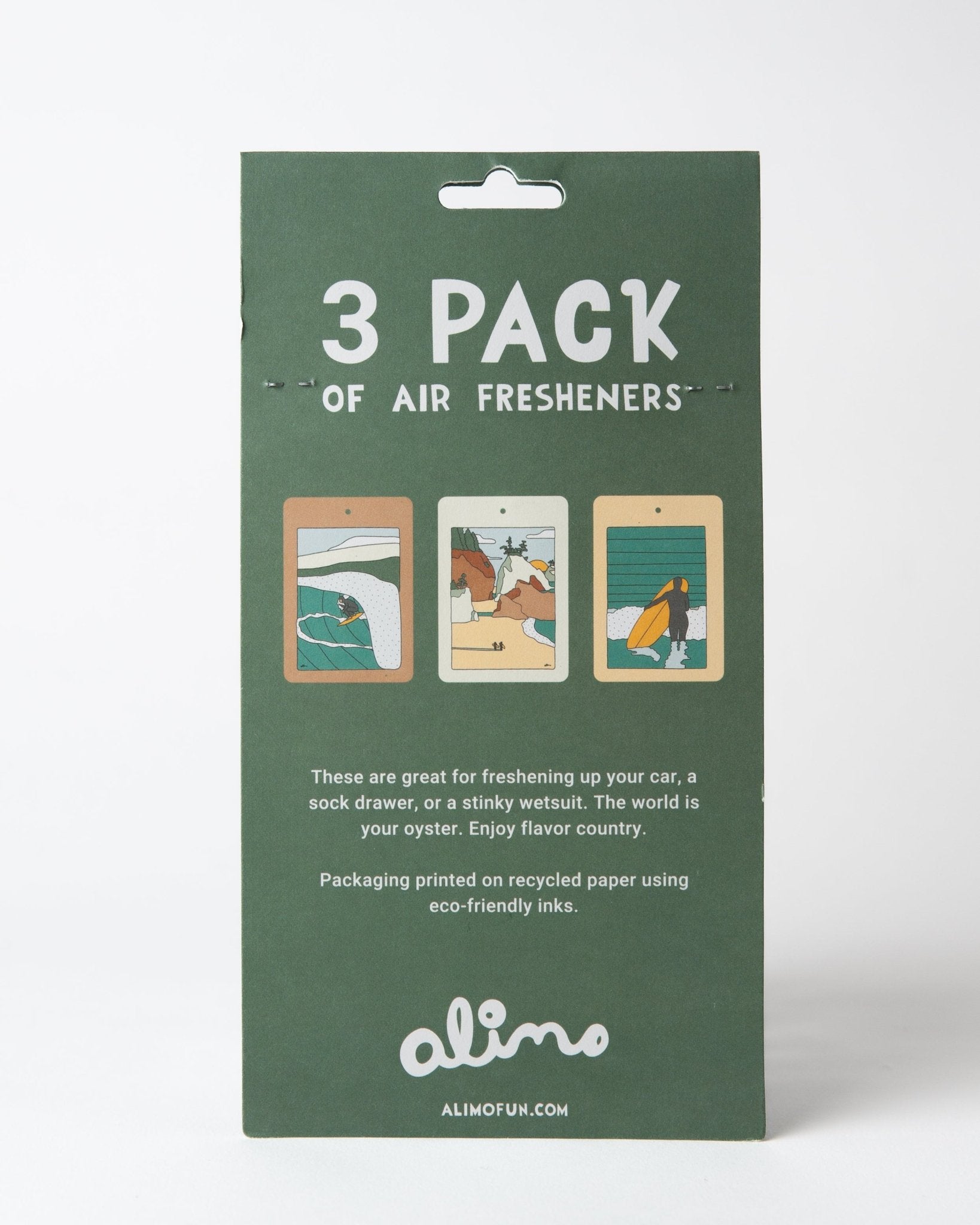 Surfing Air Fresheners - Pine Tree scent - Alimo