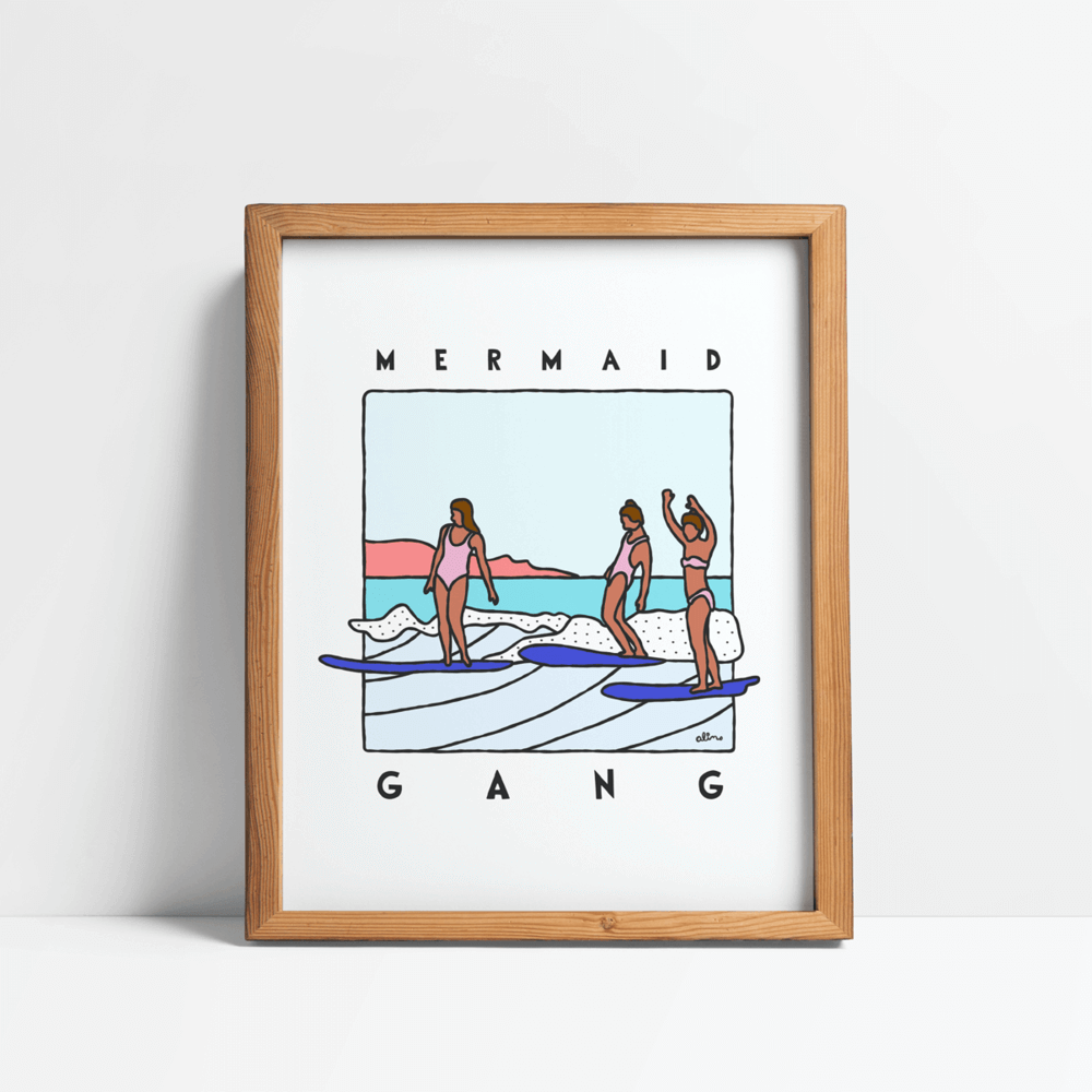 Mermaid Gang - Print - Alimo