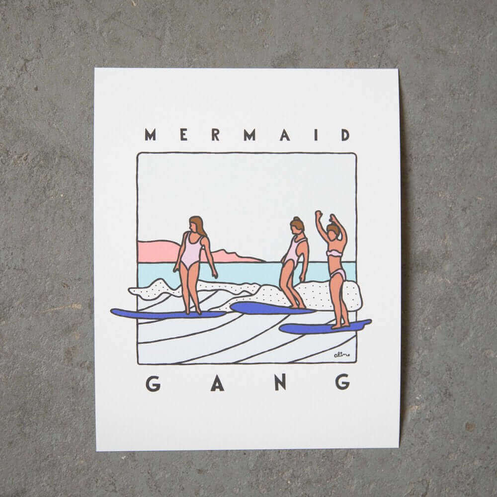 Mermaid Gang - Print - Alimo