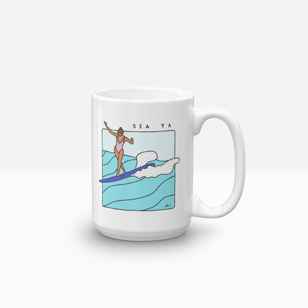 Sea Ya Ceramic Mug - Alimo