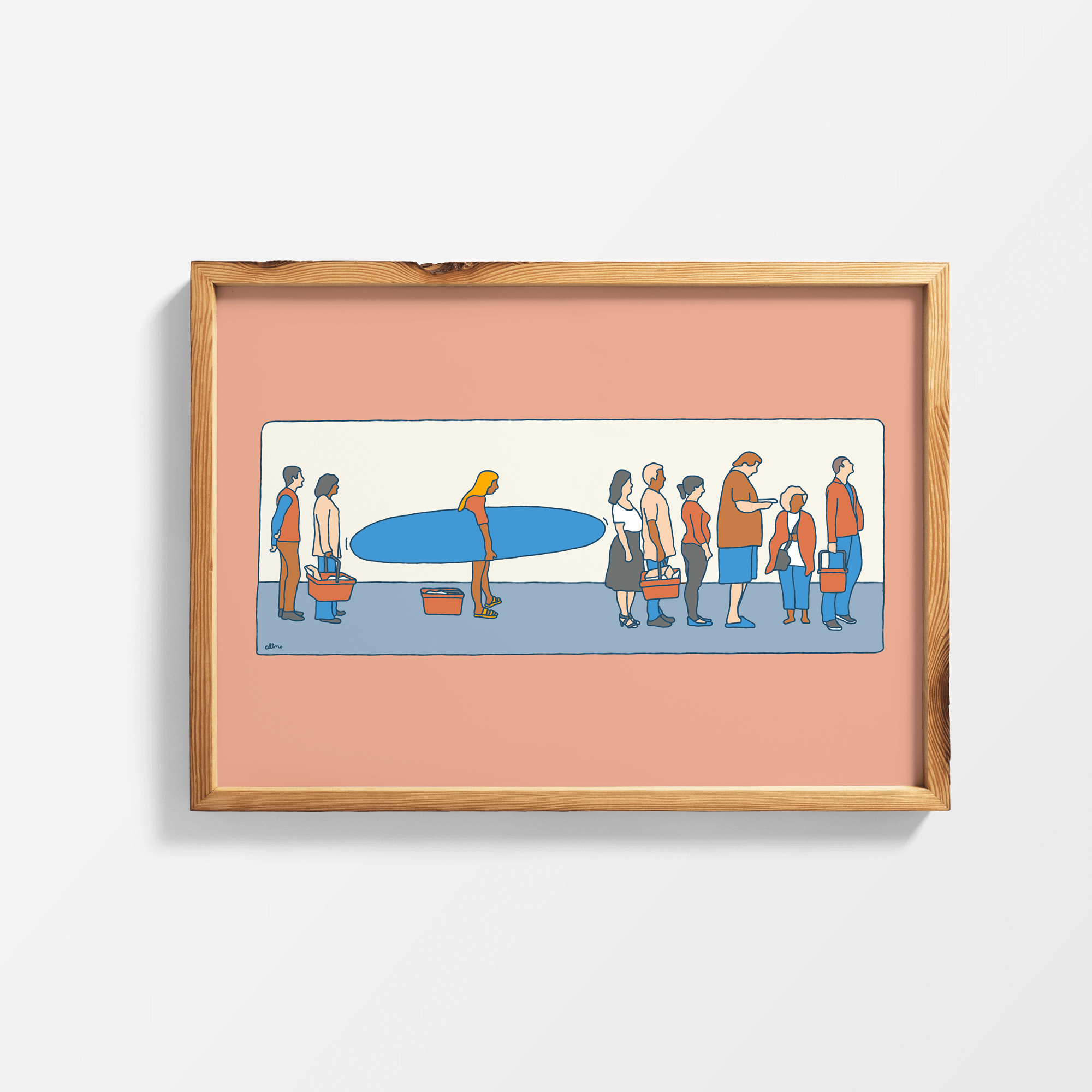 Social Distancing - Print - Alimo