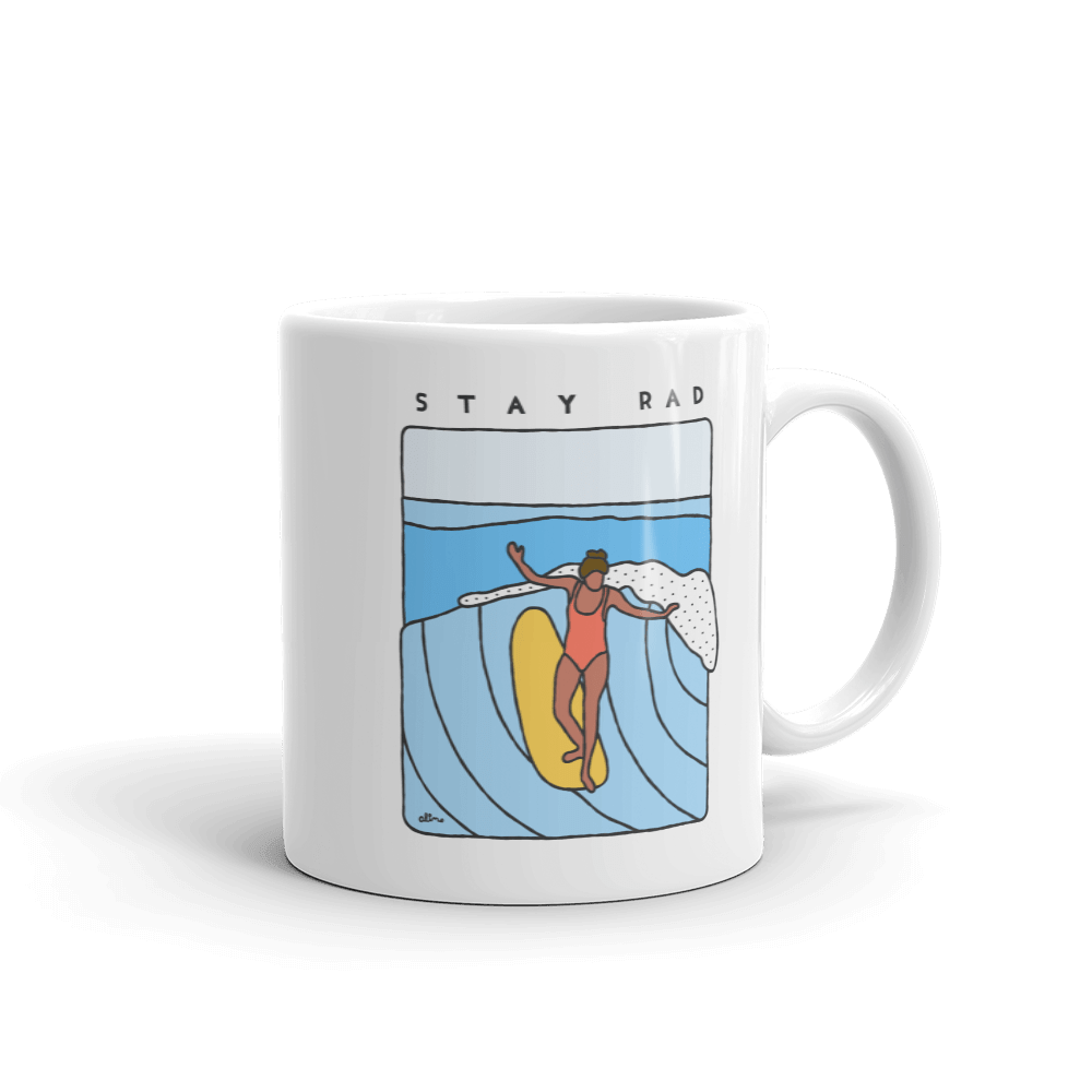 Stay Rad Ceramic Mug - Alimo