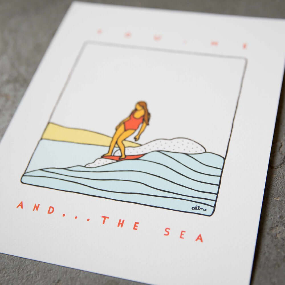 You. Me And...The Sea - Print - Alimo
