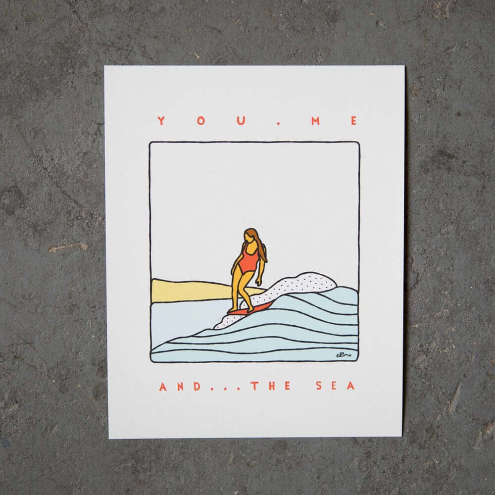 You. Me And...The Sea - Print - Alimo