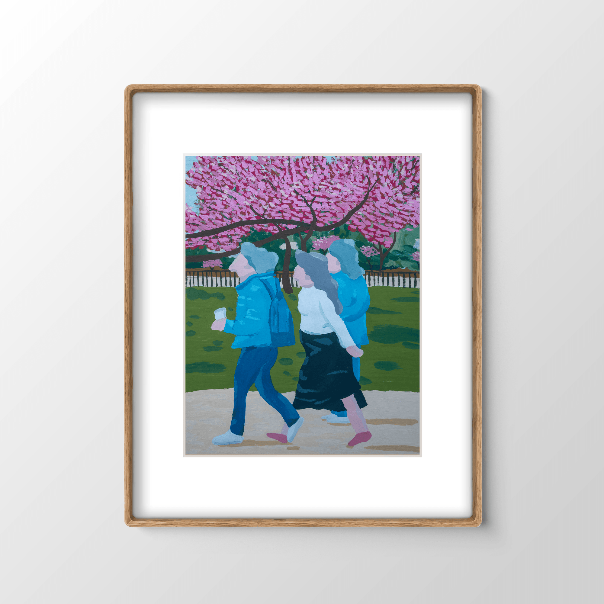 spring walk | July drop 05 | NYC paintings by Alimo