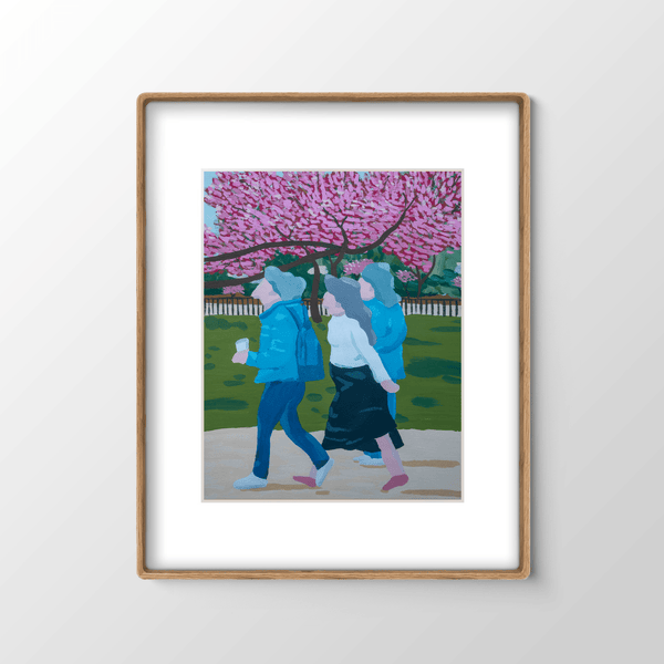 spring walk | July drop 05 | NYC paintings by Alimo