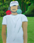 bocce goood | Original Upstate New York Painting by Alimo