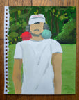bocce goood | Original Upstate New York Painting by Alimo