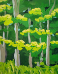 tall trees | Original Upstate New York Painting by Alimo