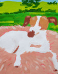 flur the dog | Original Upstate New York Painting by Alimo