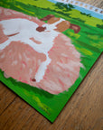 flur the dog | Original Upstate New York Painting by Alimo