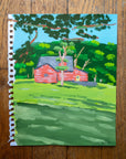 home sweet home | Original Upstate New York Painting by Alimo
