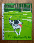 max the dog | Original Upstate New York Painting by Alimo