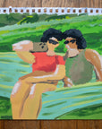 Selfie with the bestie | Original Upstate New York Painting by Alimo