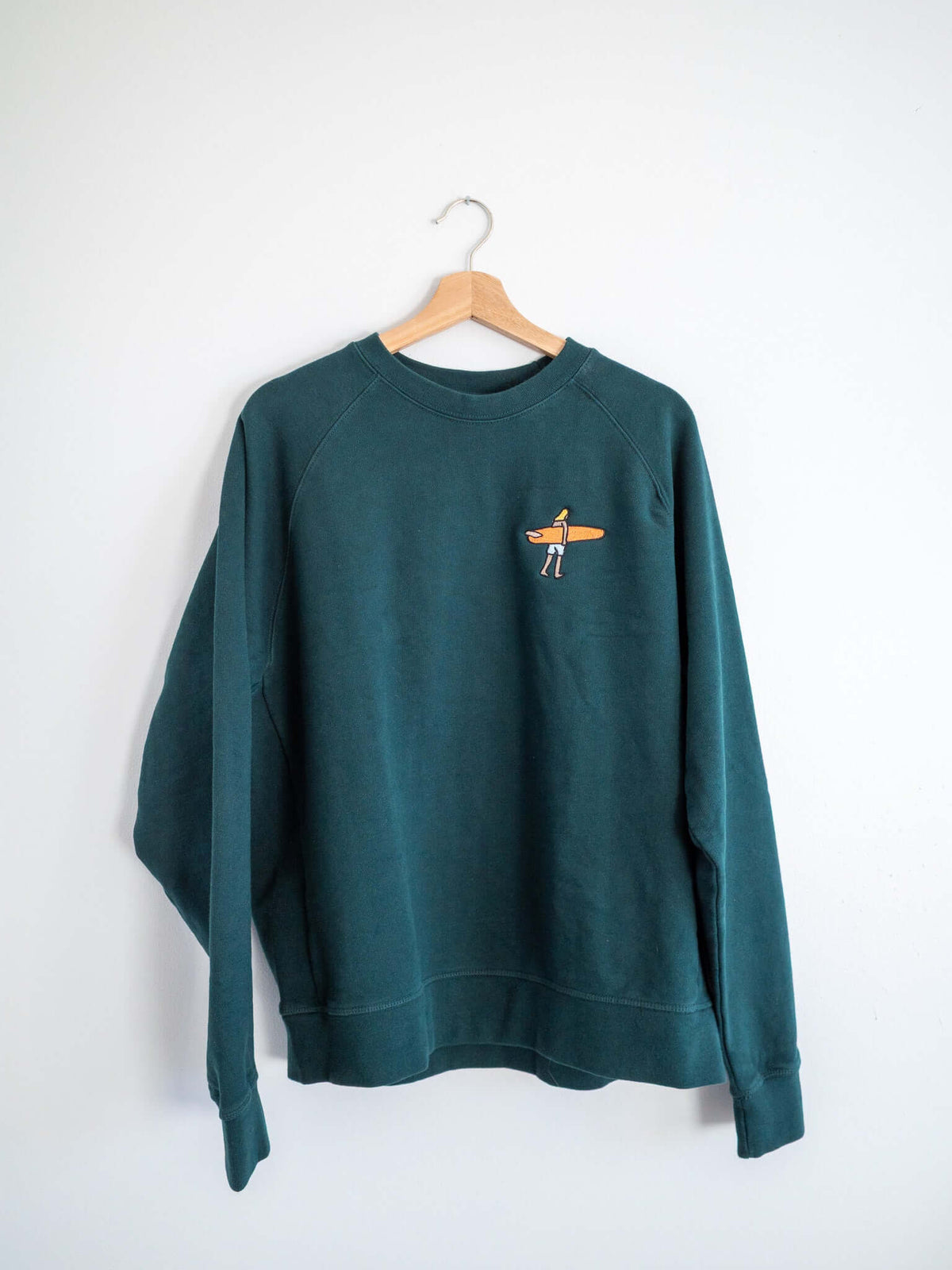 surfing sweatshirt, great gift by artist Alimo