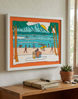 Offline Today surf art print hawaii by Alimo