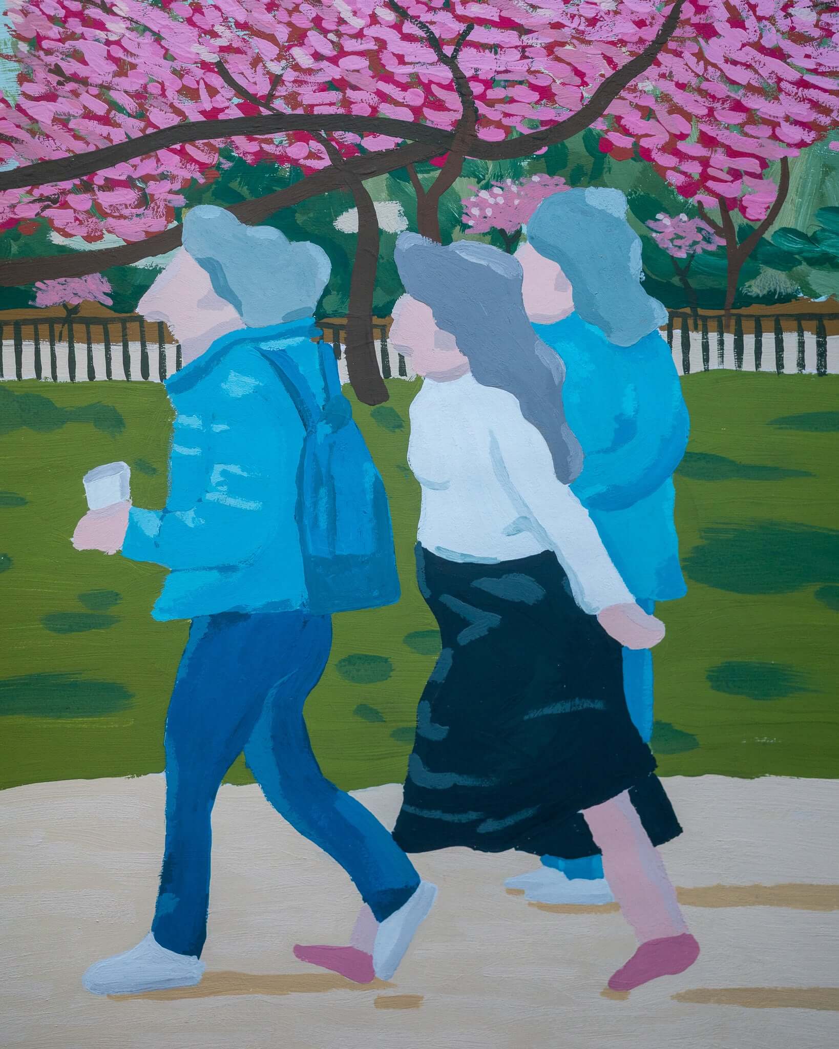 spring walk | July drop 05 | NYC paintings by Alimo