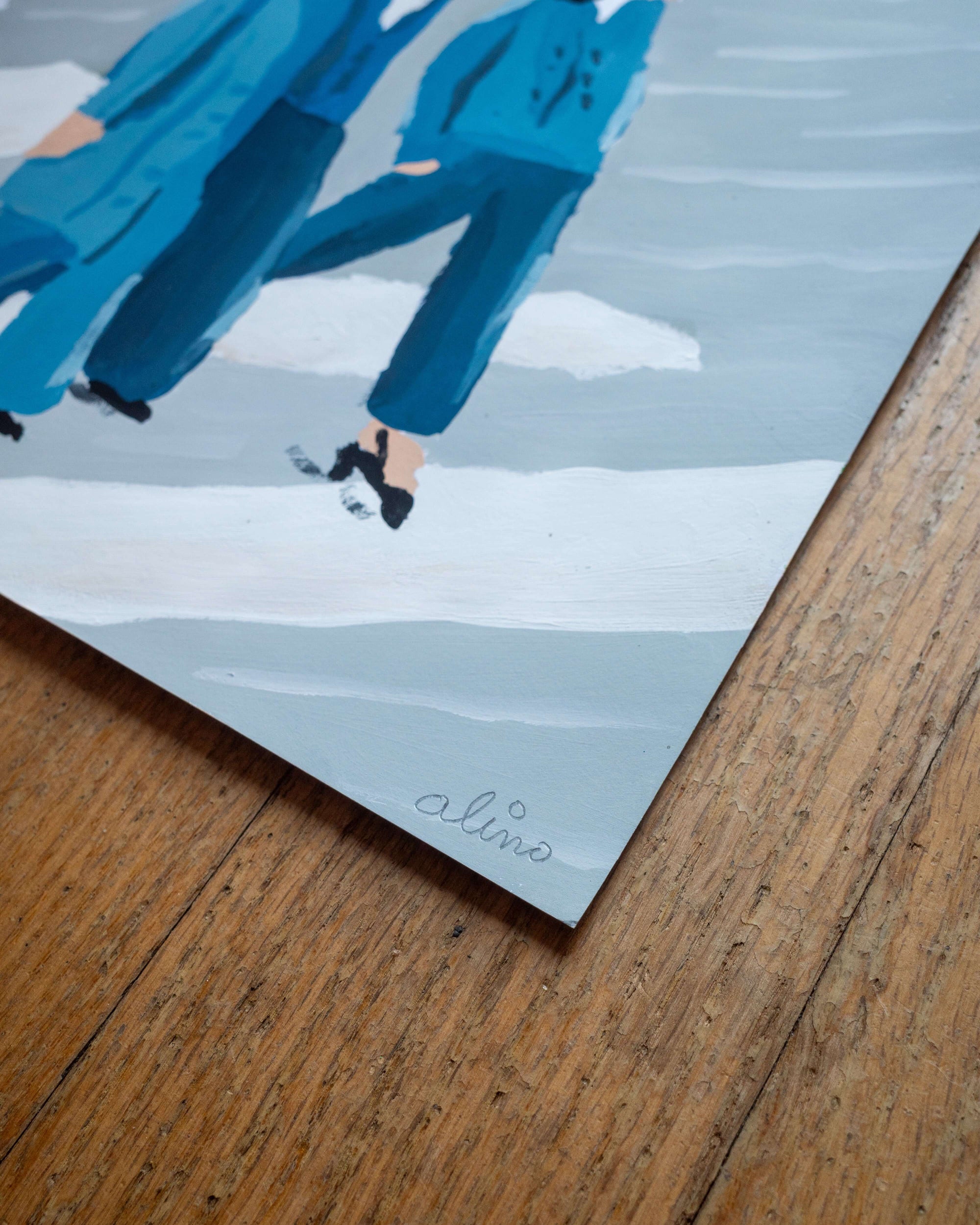 girls night out study | July drop 05 | NYC paintings by Alimo