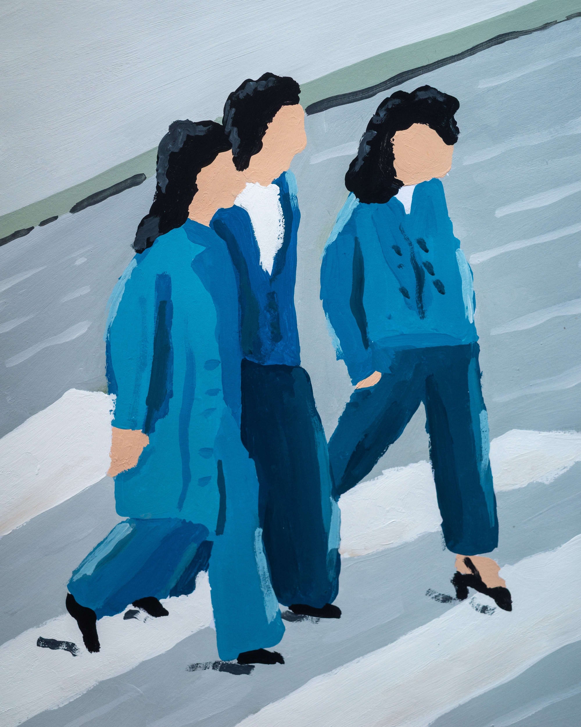 girls night out study | July drop 05 | NYC paintings by Alimo
