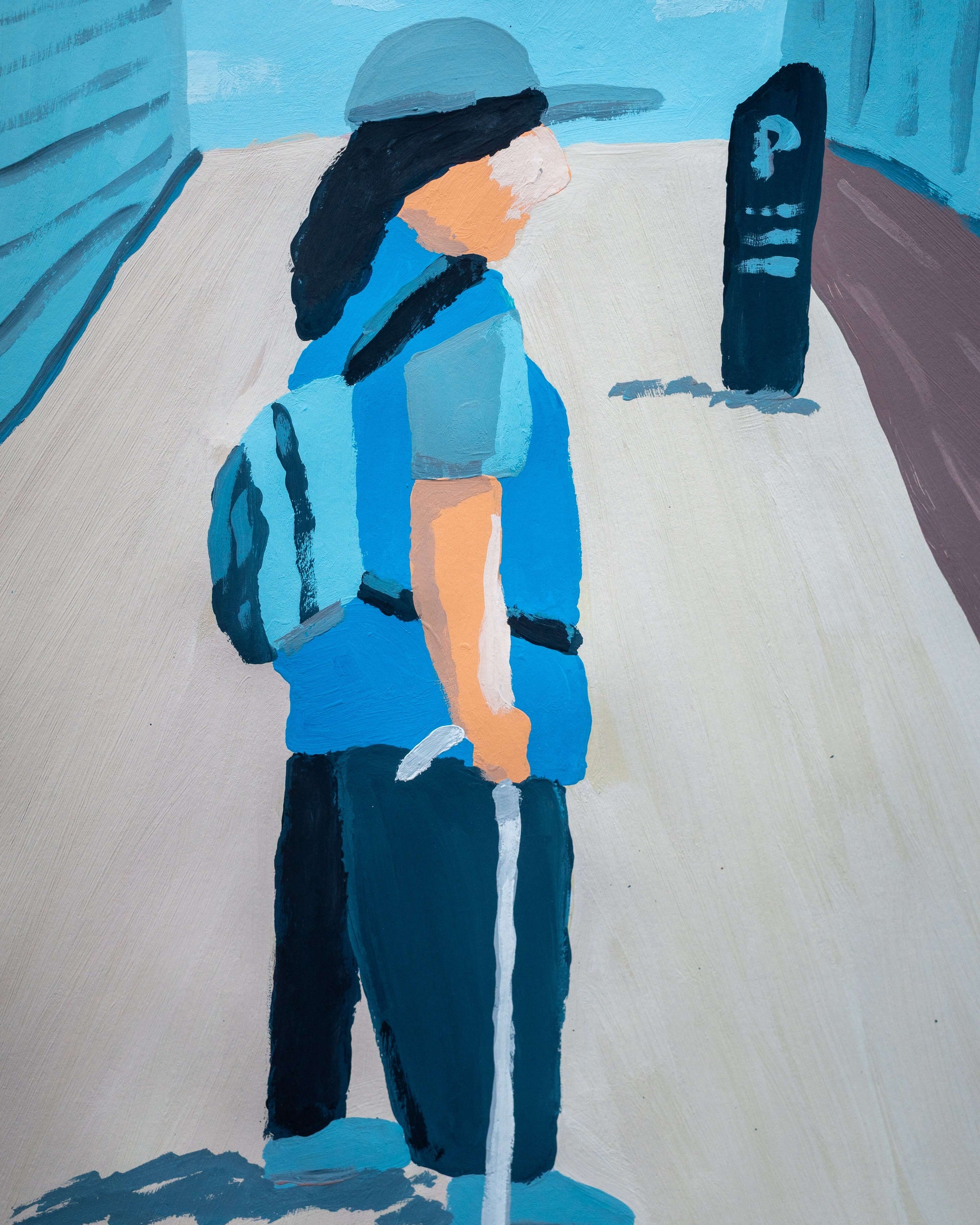 old man rick | July drop 05 | NYC paintings by Alimo