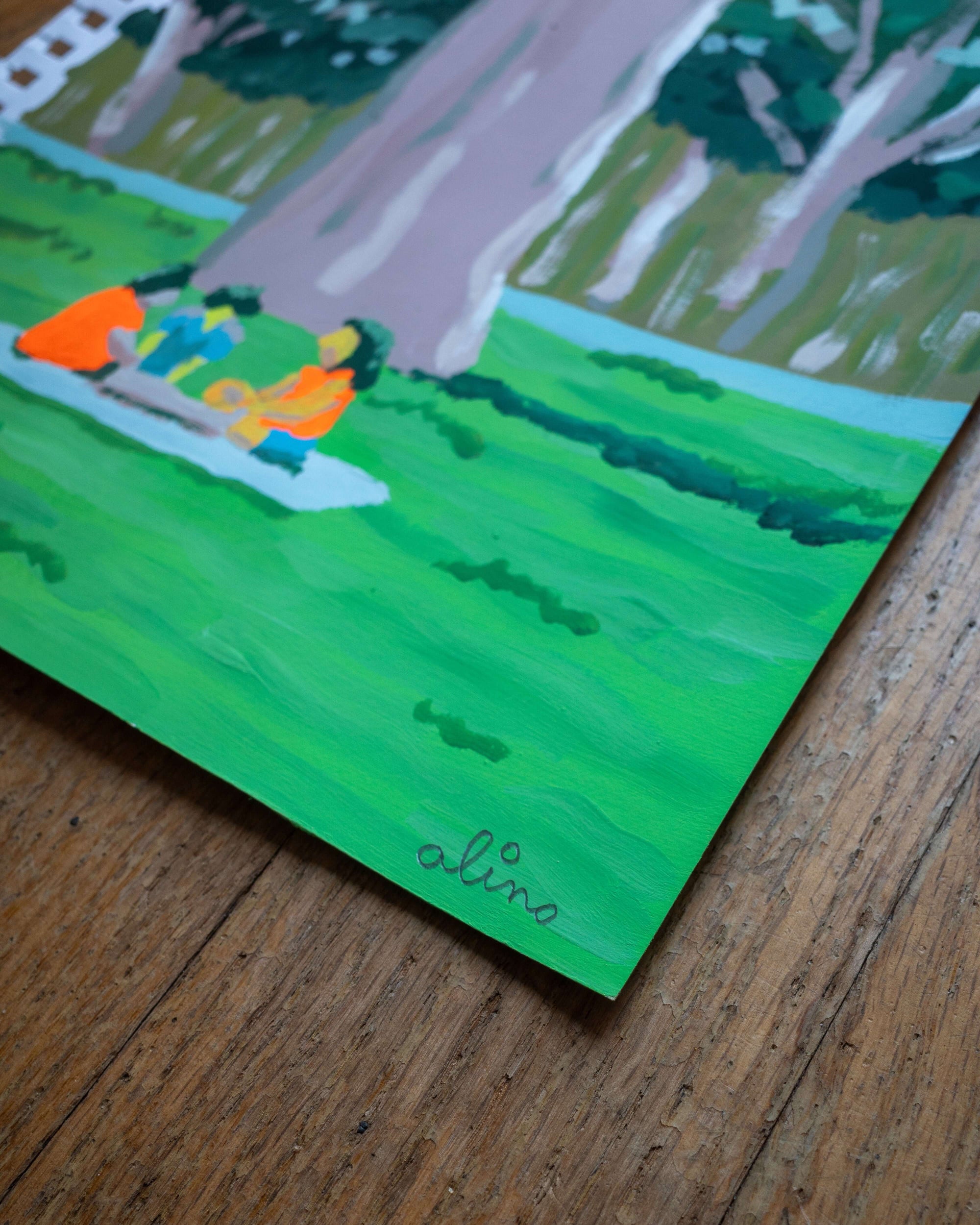 strawberries anyone | July drop 05 | NYC paintings by Alimo