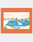 International Womens Day art print by Alimo, colorful womens empowerment scene