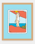 Join The Dance Alimo art print in a natural wood frame