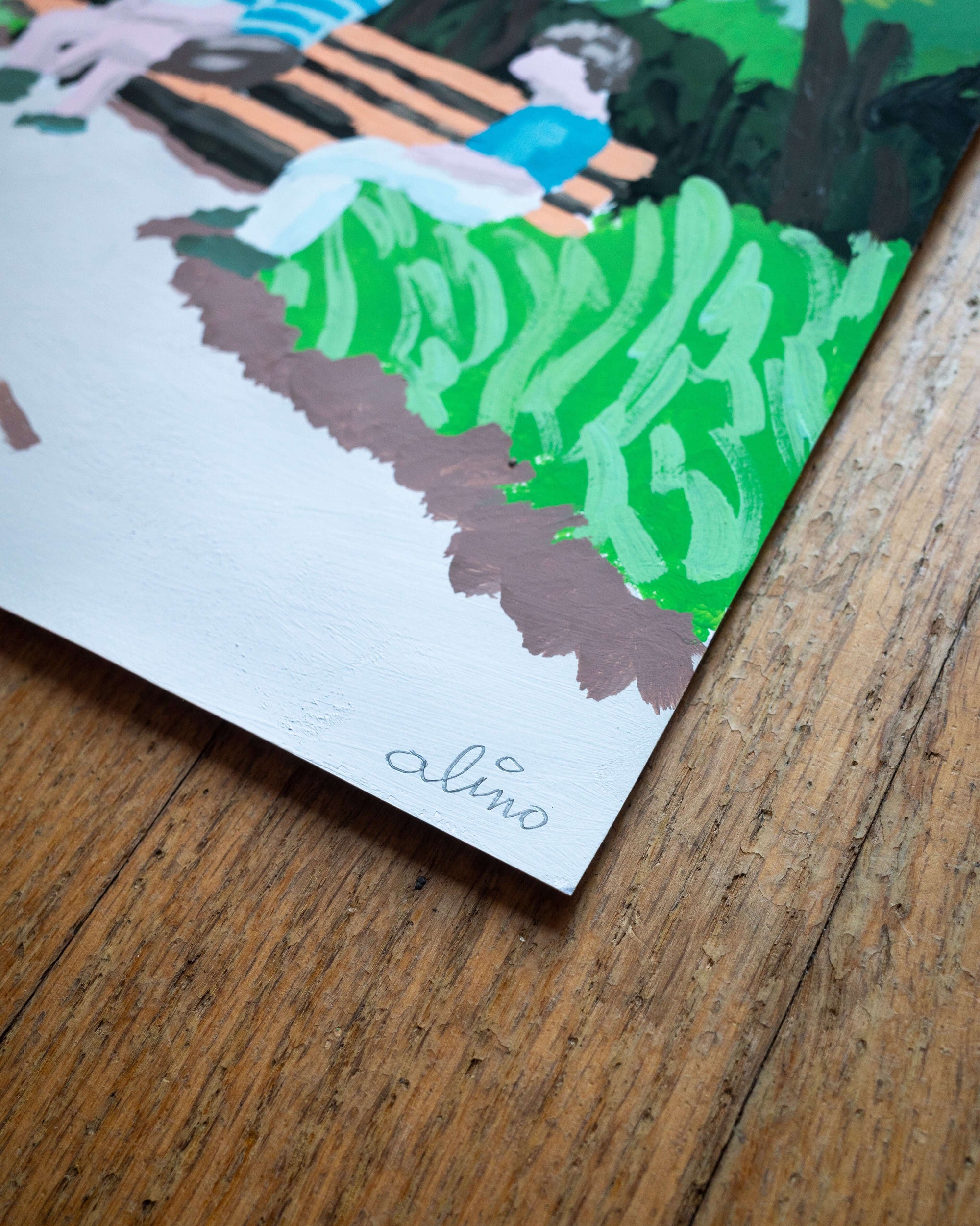 ponder central | July drop 05 | NYC paintings by Alimo