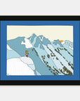 Snow Peaking - Print