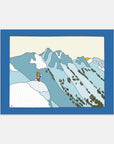 Snow Peaking - Print