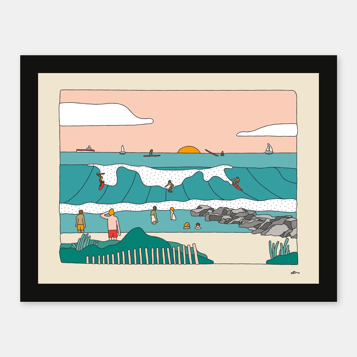 Rockaway Beach - Print