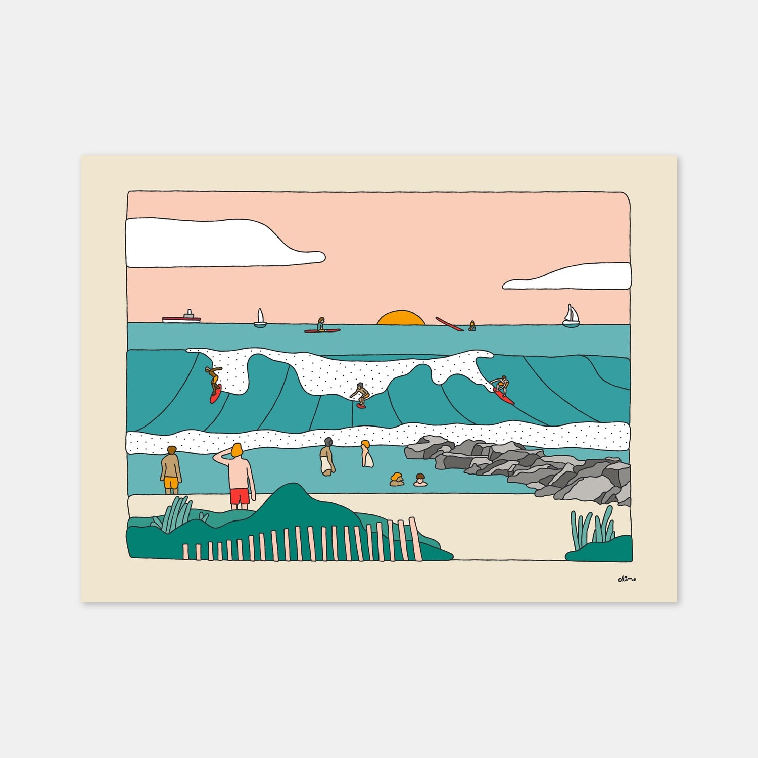 Rockaway Beach - Print