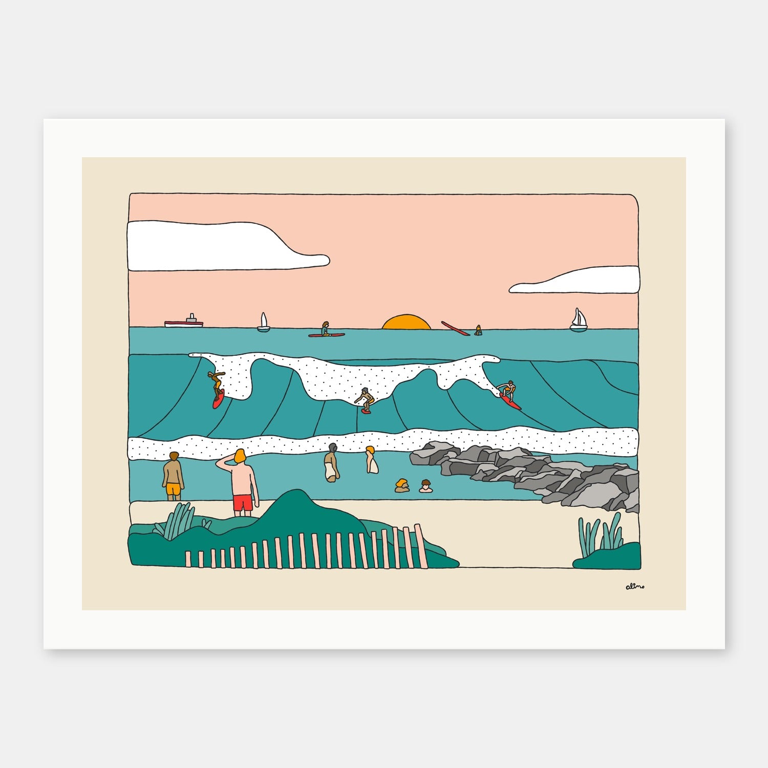 Rockaway Beach - Print
