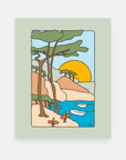 Out for Our Own Fun adventure art print by Alimo, outdoor lifestyle scene