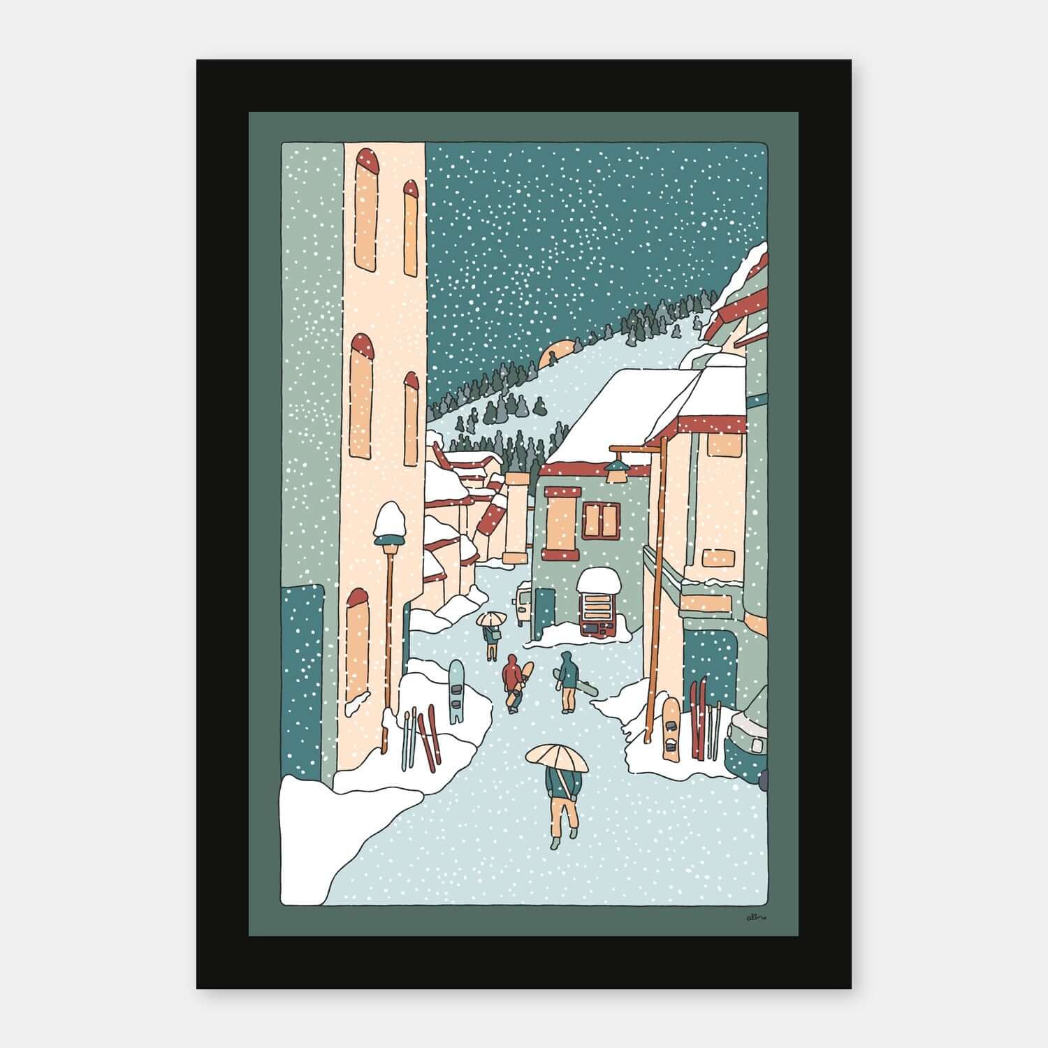 Yukimura Village - Print