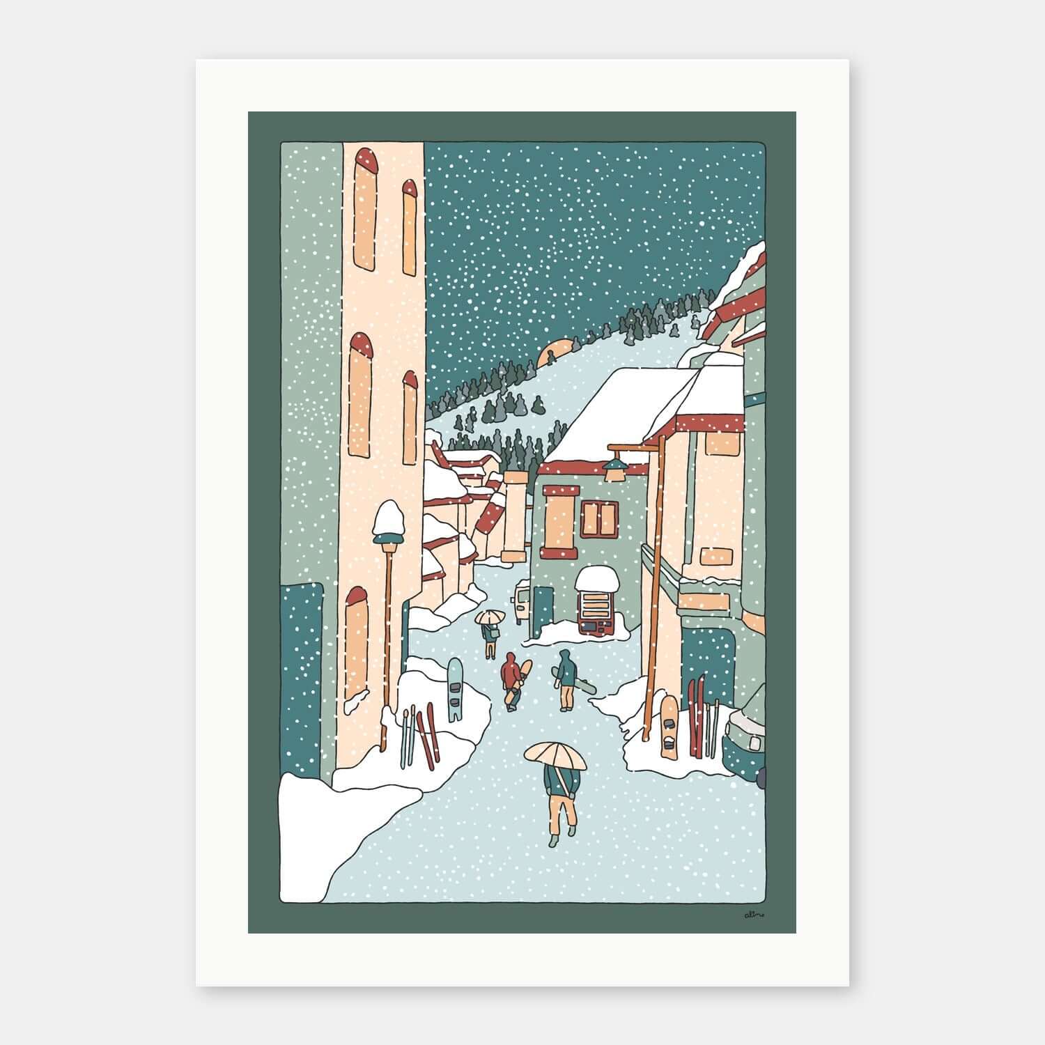 Yukimura Village - Print