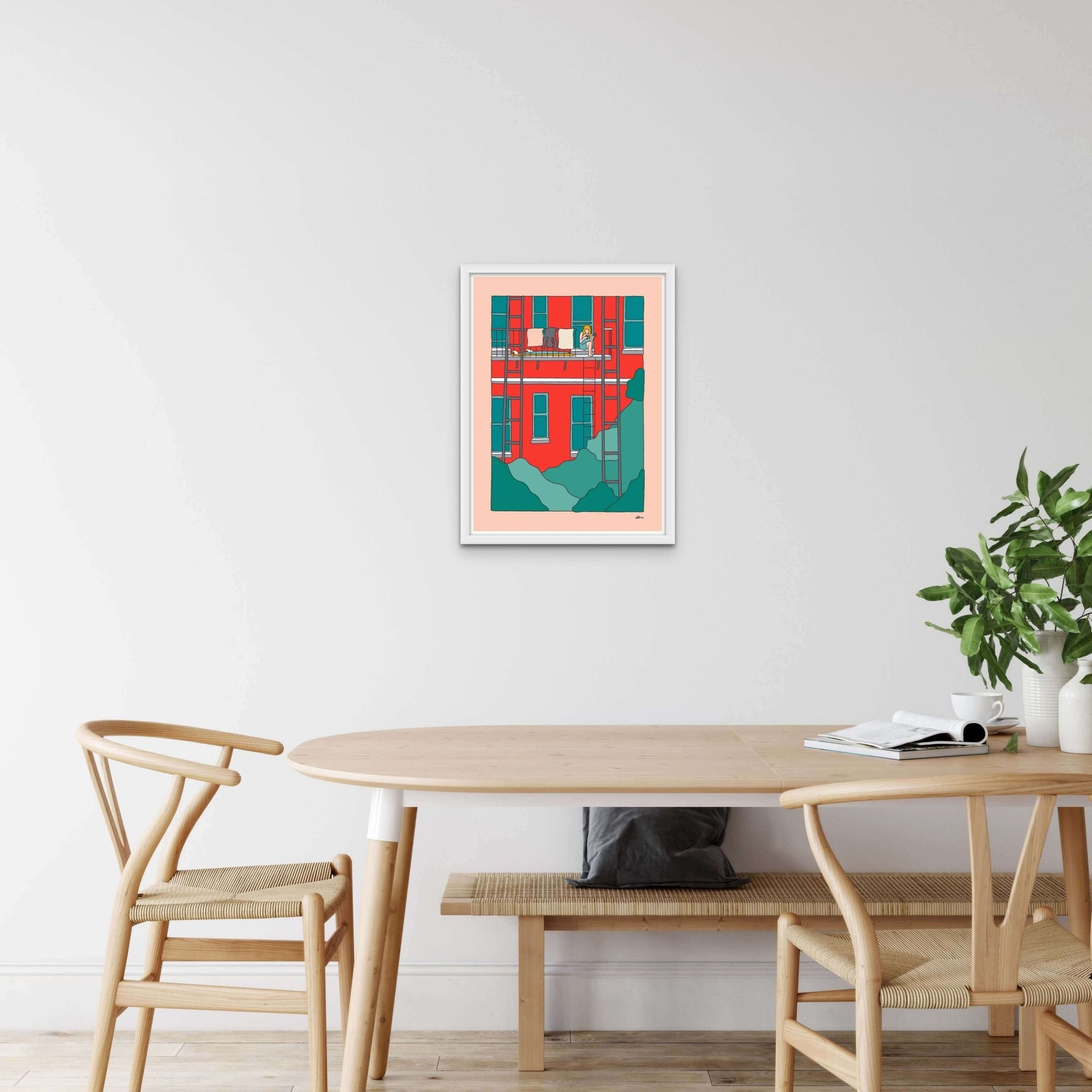 Balcony Chillin - Print - Alimo