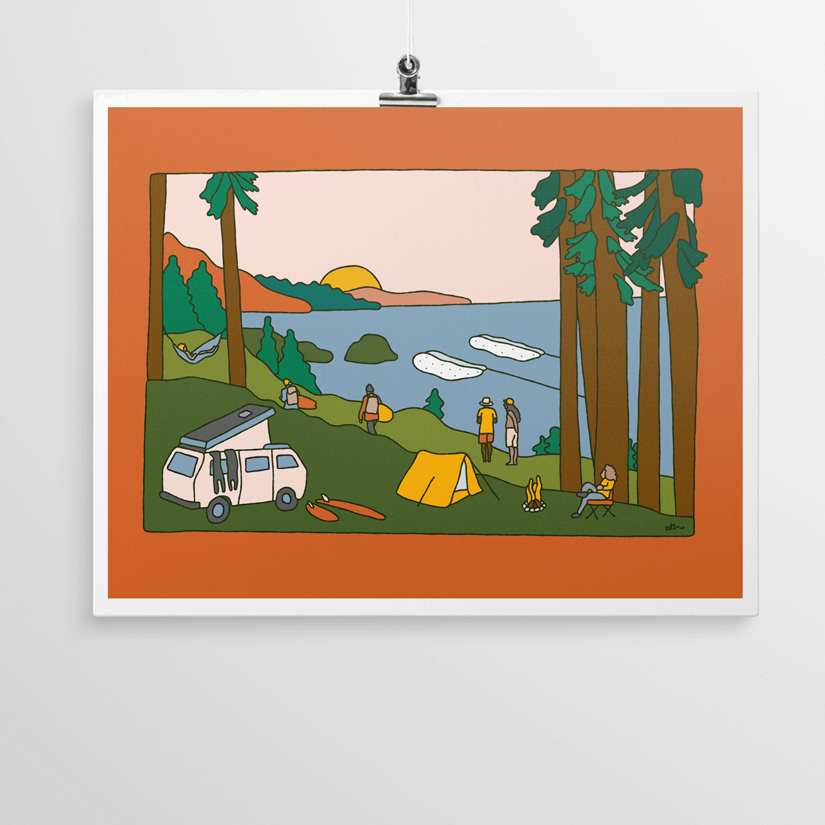 Camping Sessions - Print - Alimo