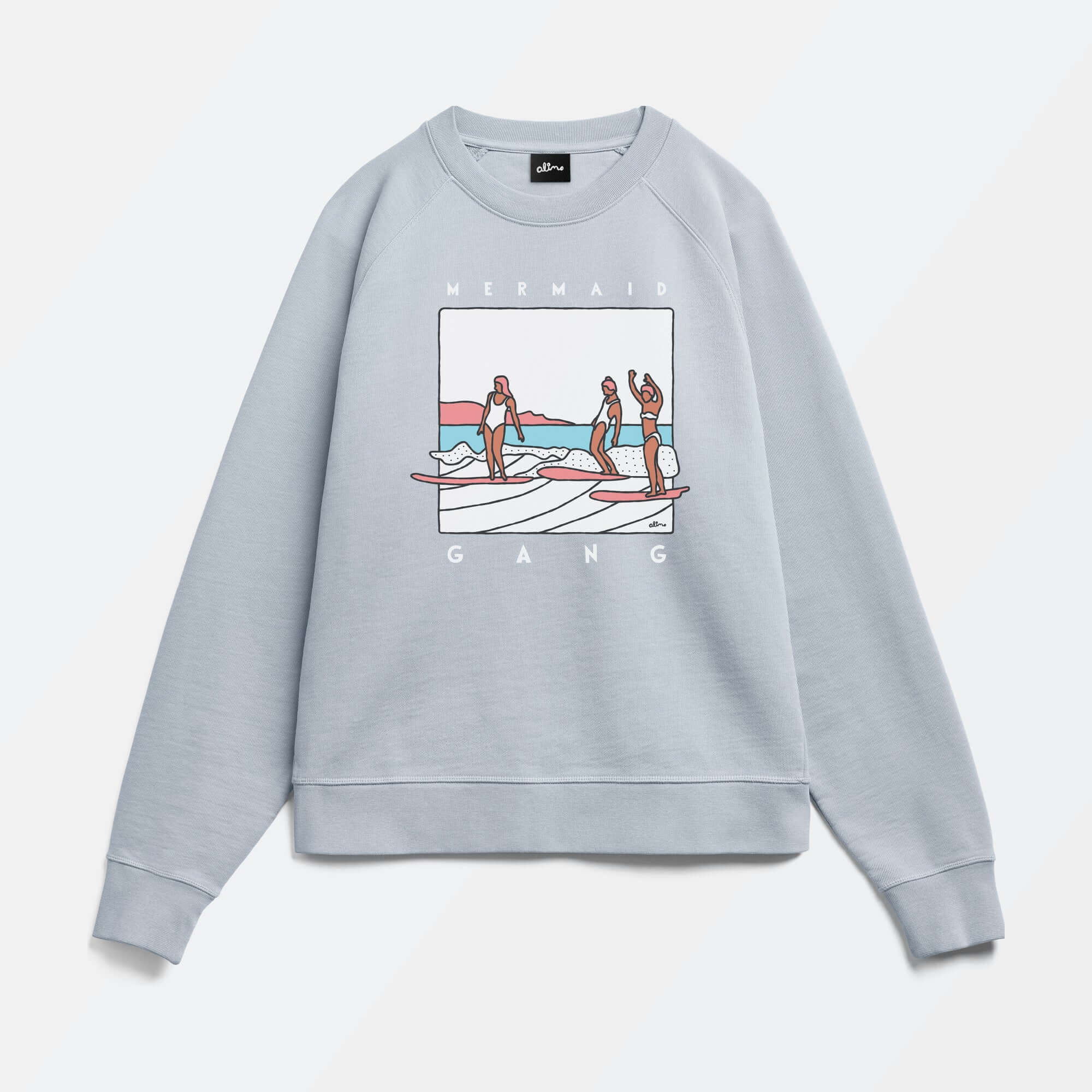Mermaid Gang Organic French Terry Crew