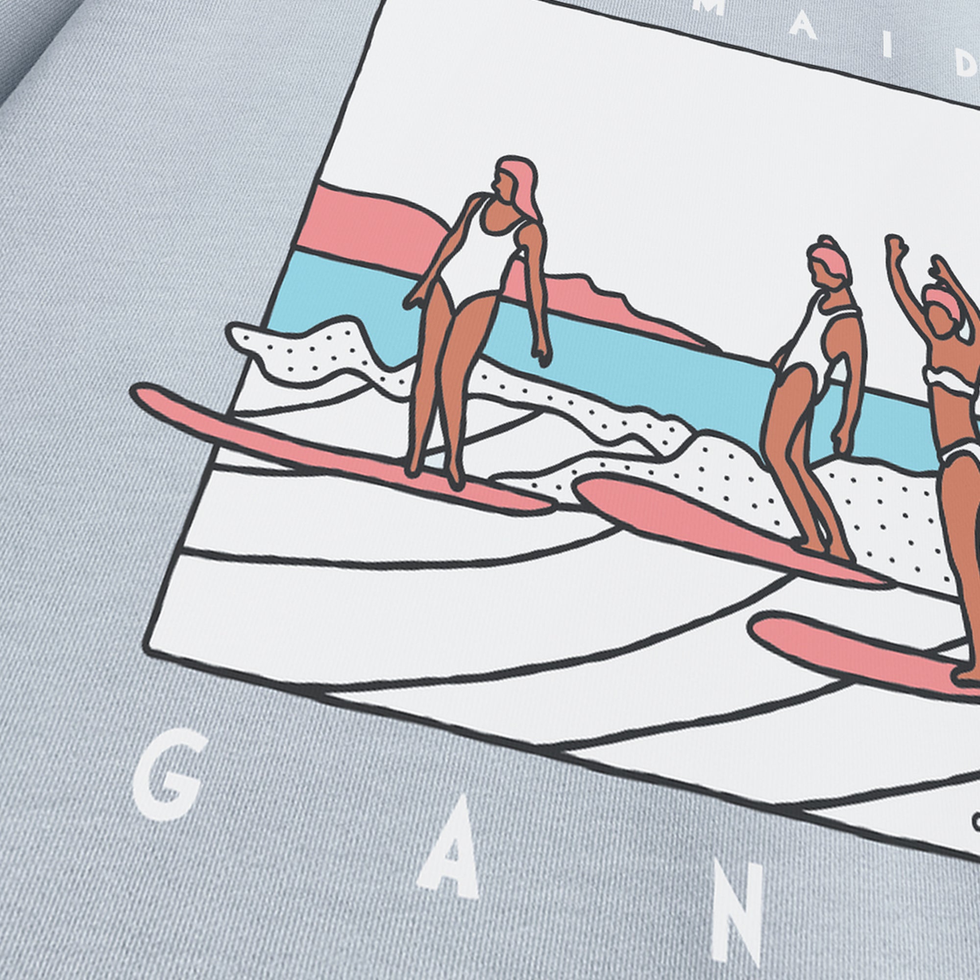 Mermaid Gang Organic French Terry Crew