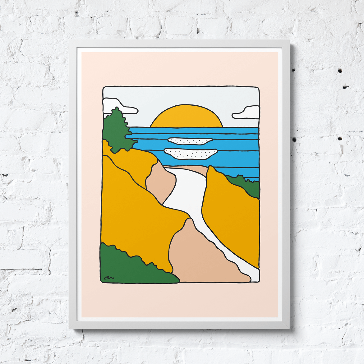 Mountains to Sea - Print - Alimo