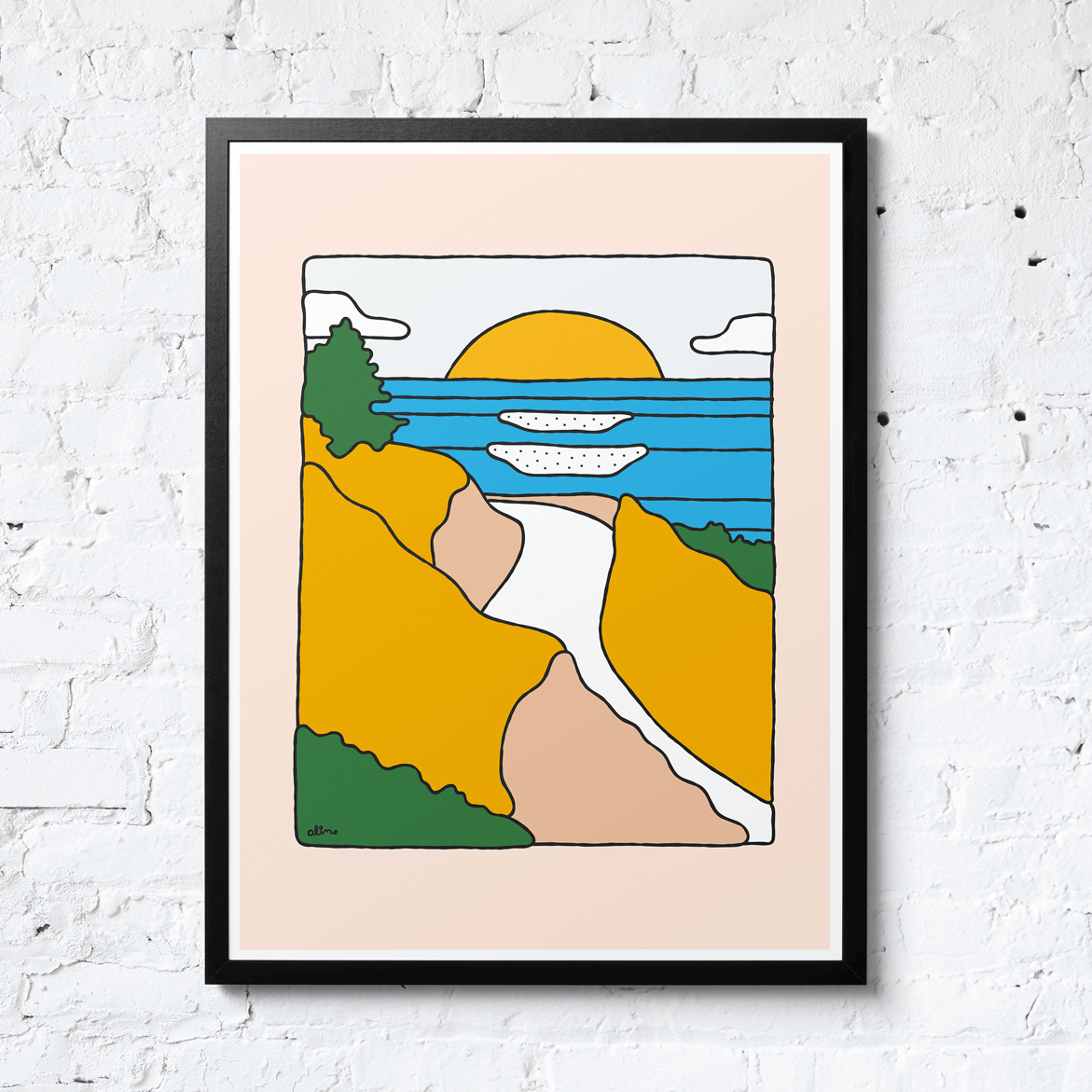 Mountains to Sea - Print - Alimo