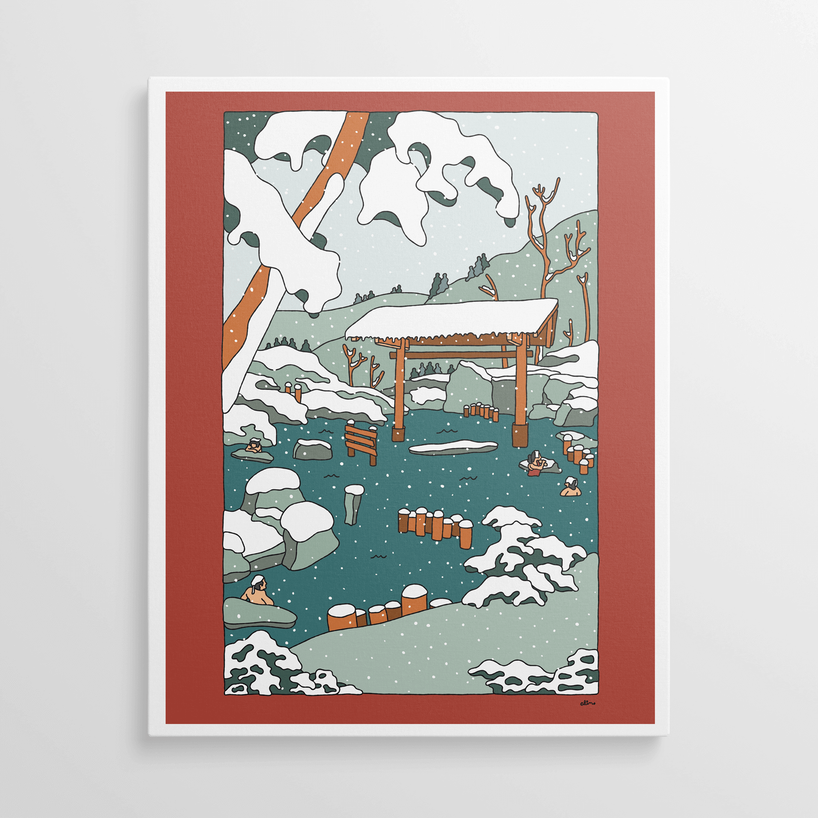 Onsen - Print - Alimo